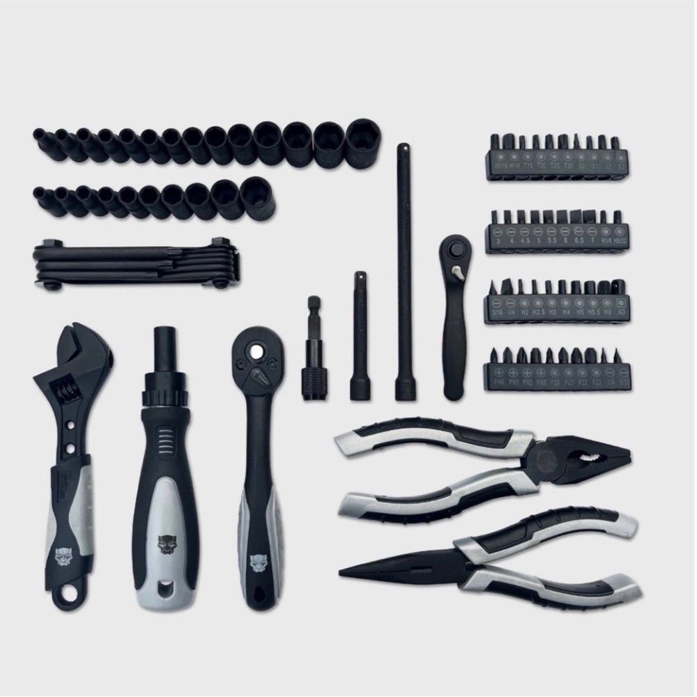 💥🔧Host Pick!!💥💥 New Marvel Avengers Black Panther 82 Piece Tool Kit - Picture 10 of 13